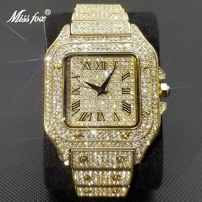 Waterproof Full Diamond Men's Watches