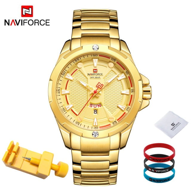 NAVIFORCE Stainless Steel Analog Men's Watch