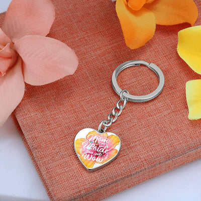 Personalized Heart Keychain (Mom)