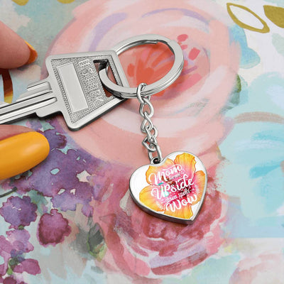 Personalized Heart Keychain (Mom)