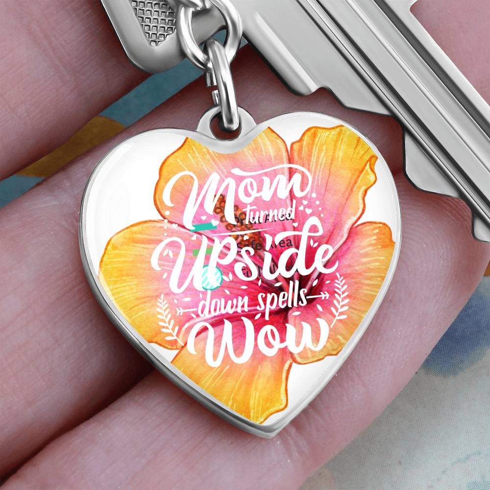 Personalized Heart Keychain (Mom)