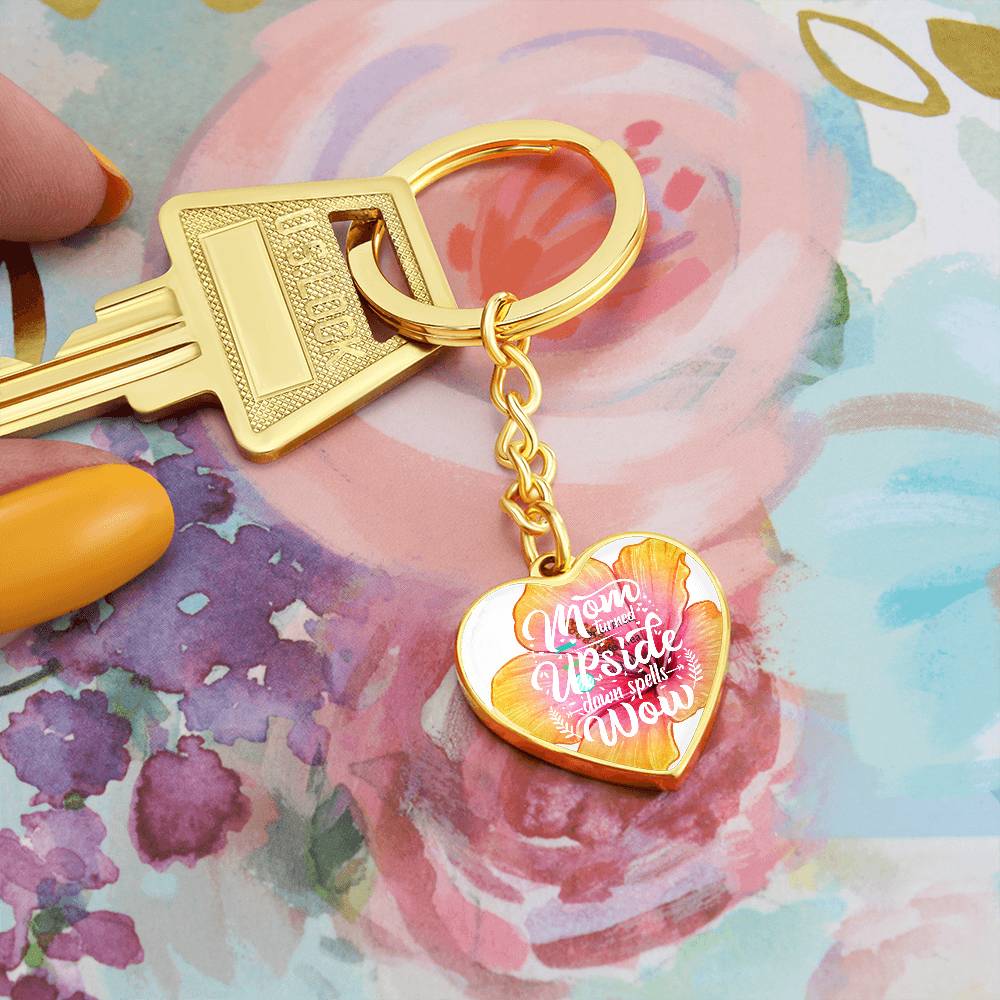 Personalized Heart Keychain (Mom)