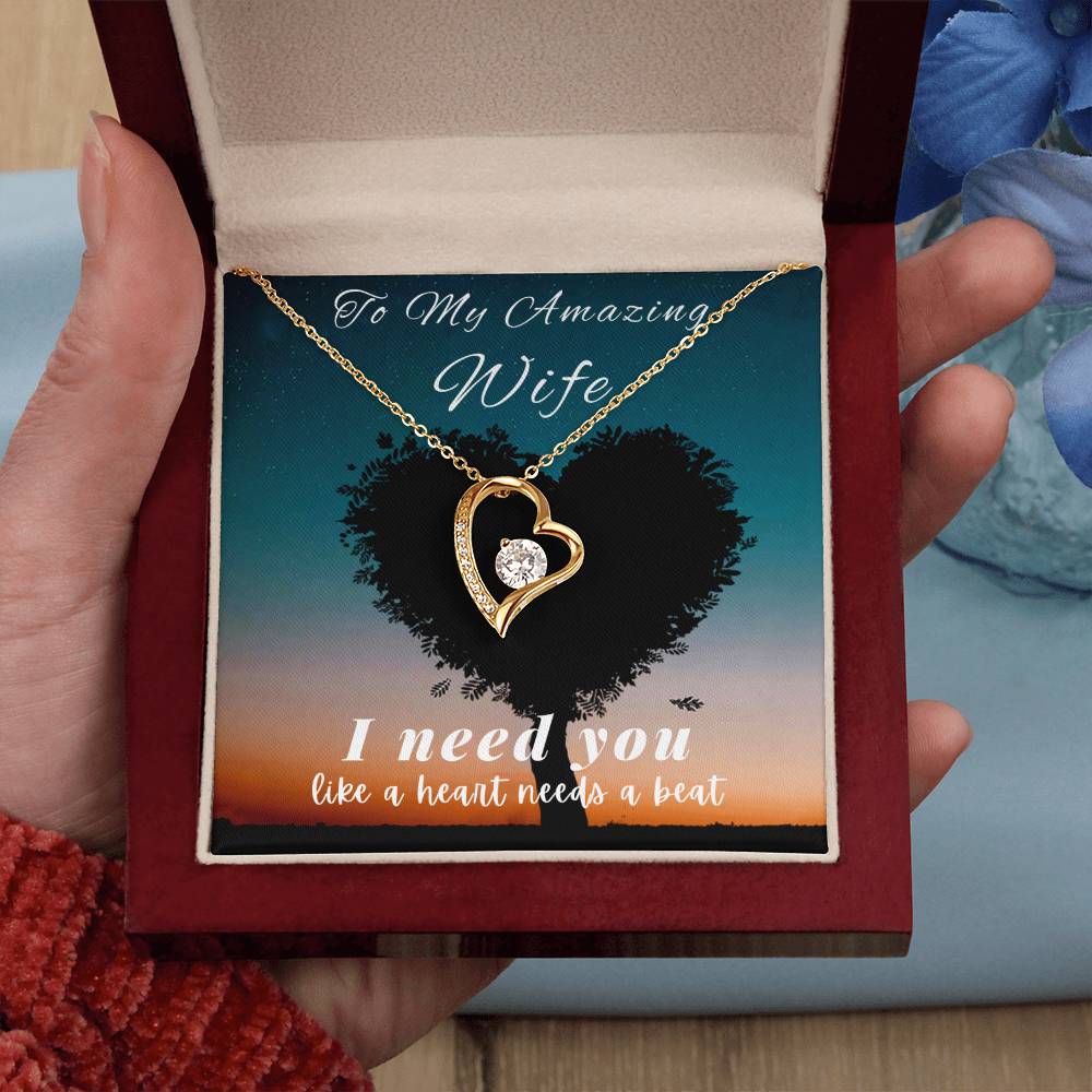 I Need You Forever Love Necklace