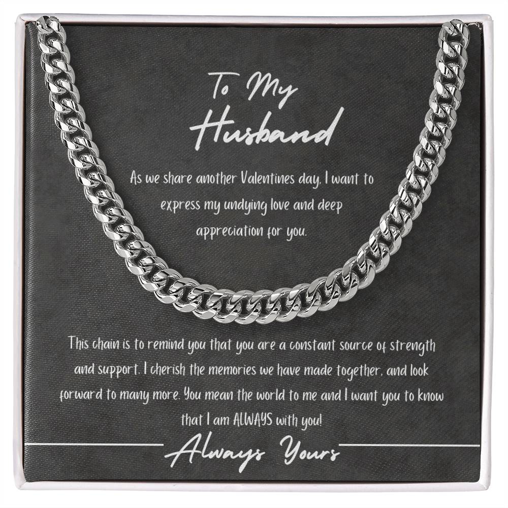 "Always Yours" Cuban Chain Necklace