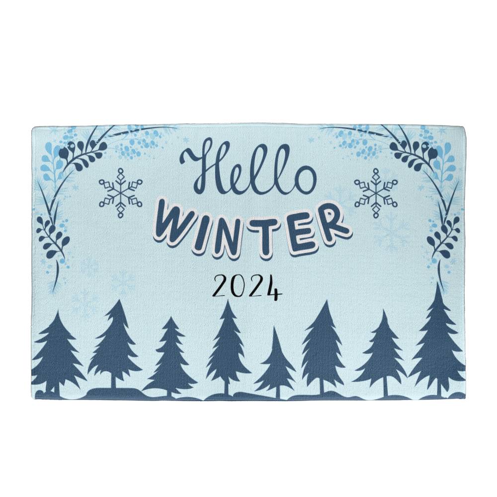 Hello Winter 2024 Welcome Mat