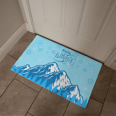 Hello Winter Welcome Mat