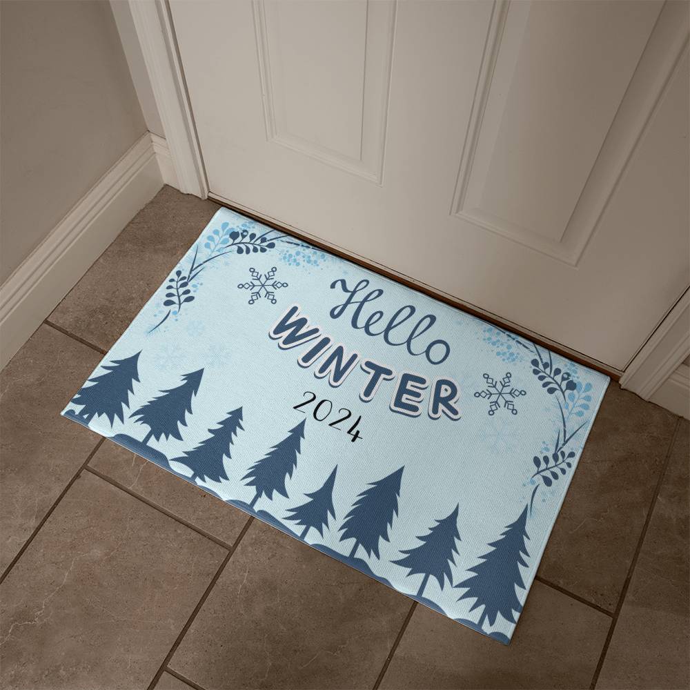 Hello Winter 2024 Welcome Mat