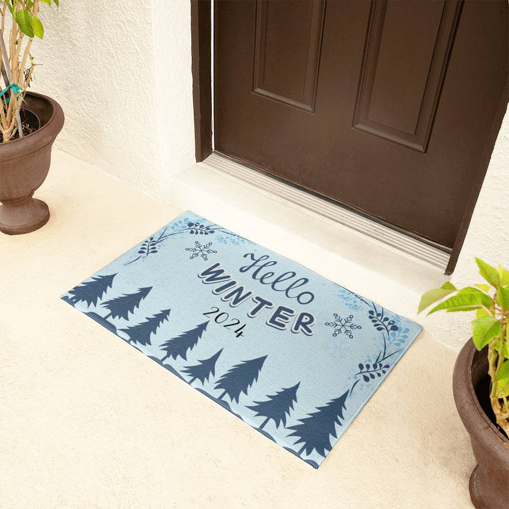 Hello Winter 2024 Welcome Mat