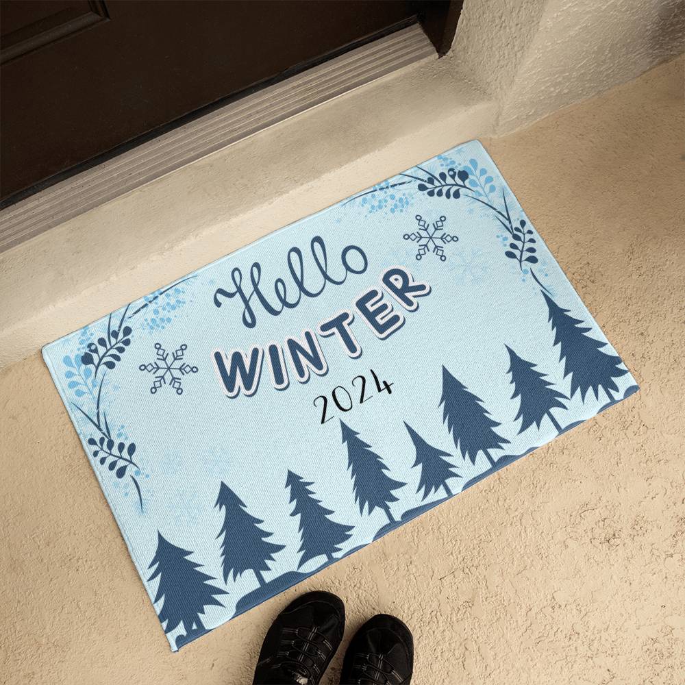 Hello Winter 2024 Welcome Mat