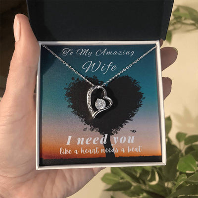 I Need You Forever Love Necklace