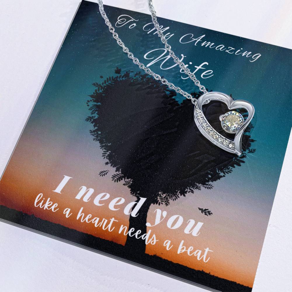 I Need You Forever Love Necklace